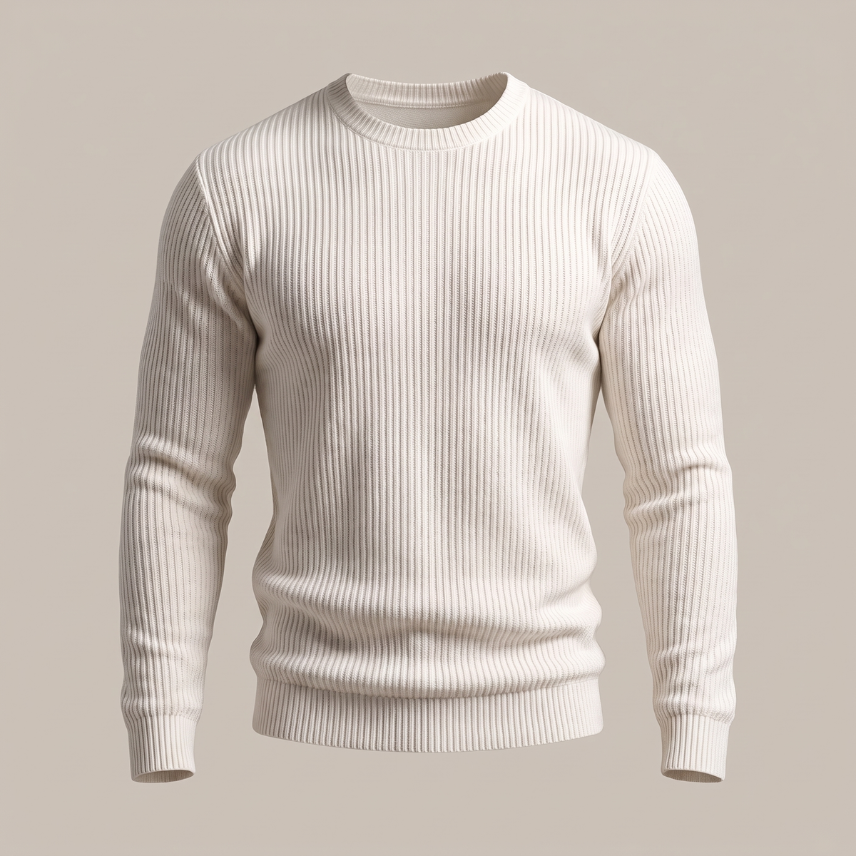 Derrickson Ribbed Sweater - White