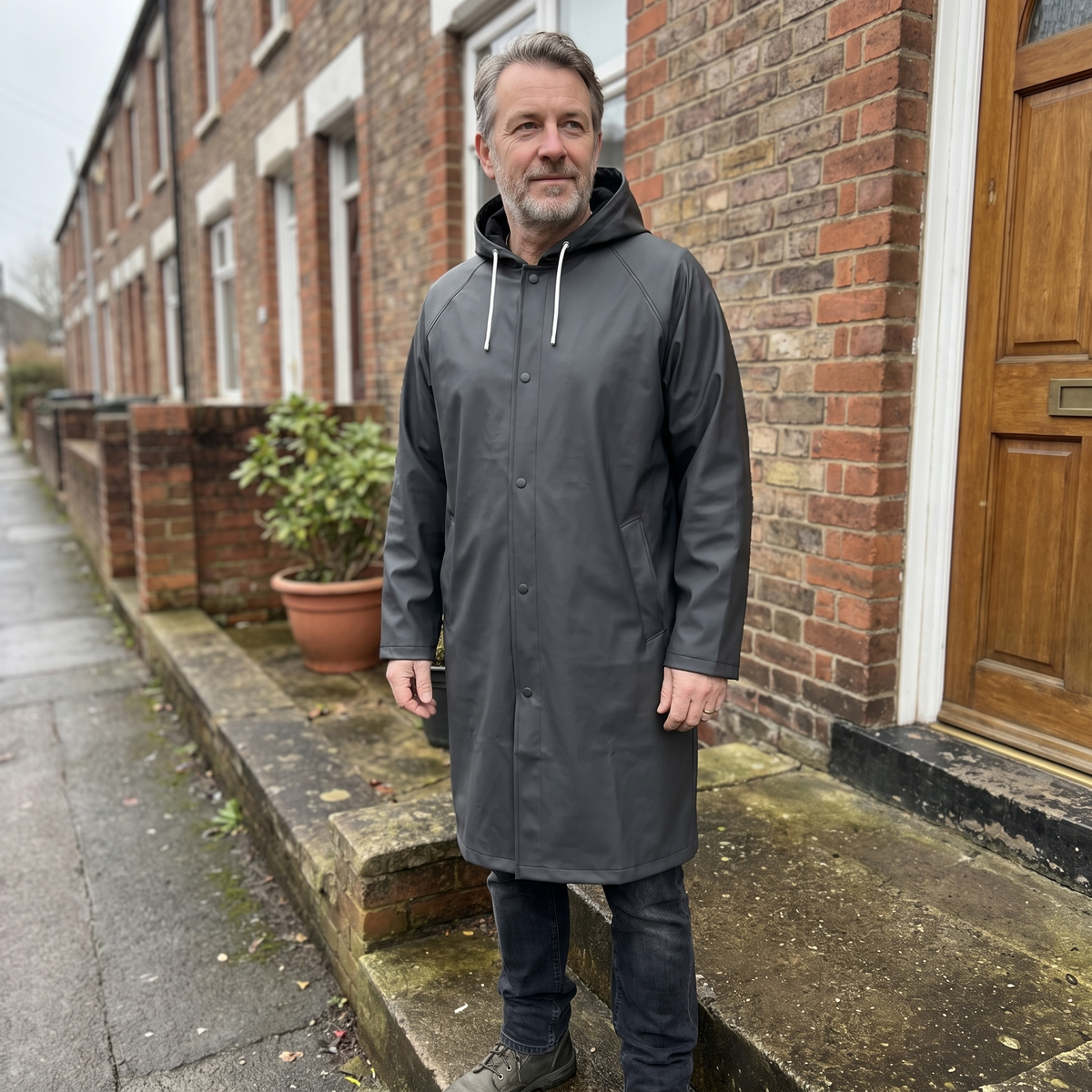 Dryguard Long Hooded Raincoat