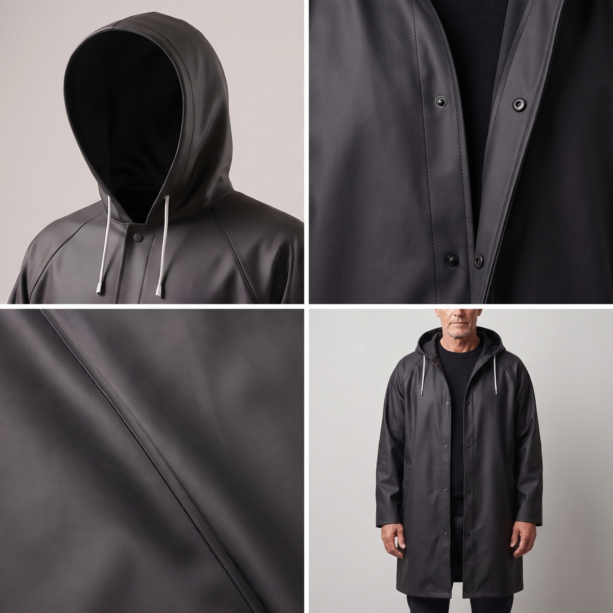 Dryguard Long Hooded Raincoat