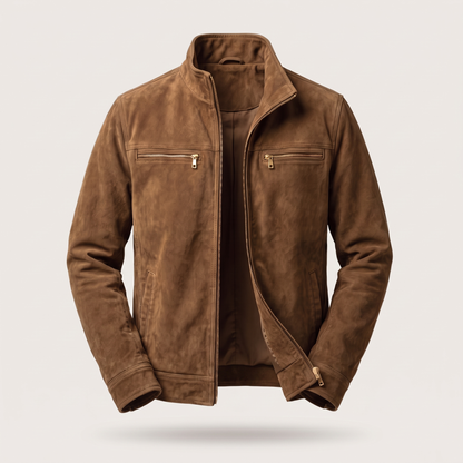 Durable Everyday Zip Jacket - Brown