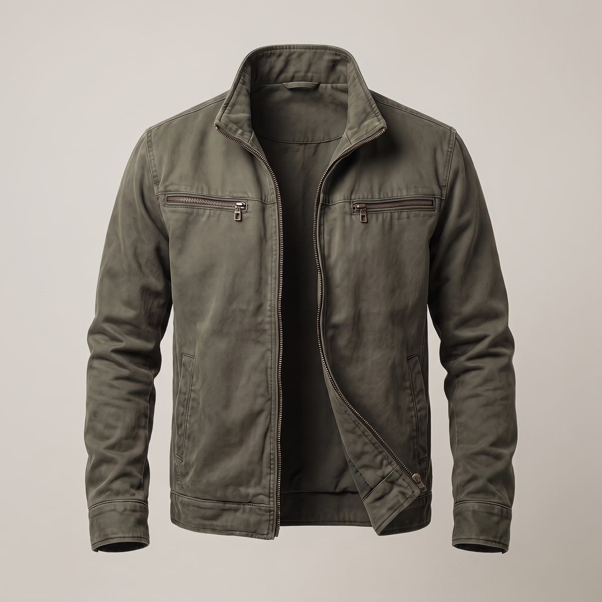 Durable Everyday Zip Jacket - Green