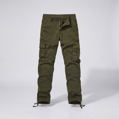 Durable Straight Fit Trousers - Green