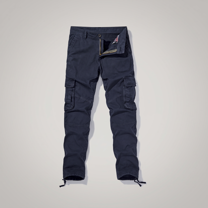 Durable Straight Fit Trousers - Navy Blue