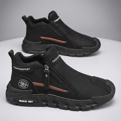 Easy Fit Walking Shoes - Black