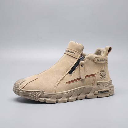 Easy Fit Walking Shoes - Brown