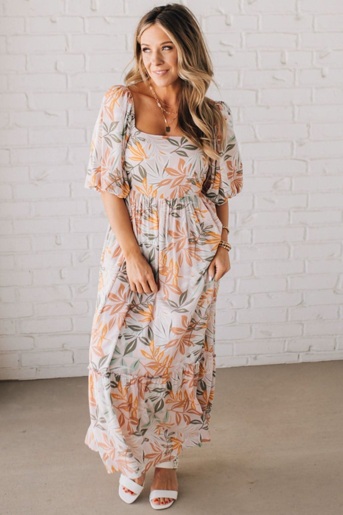 Elara Floral Maxi Dress