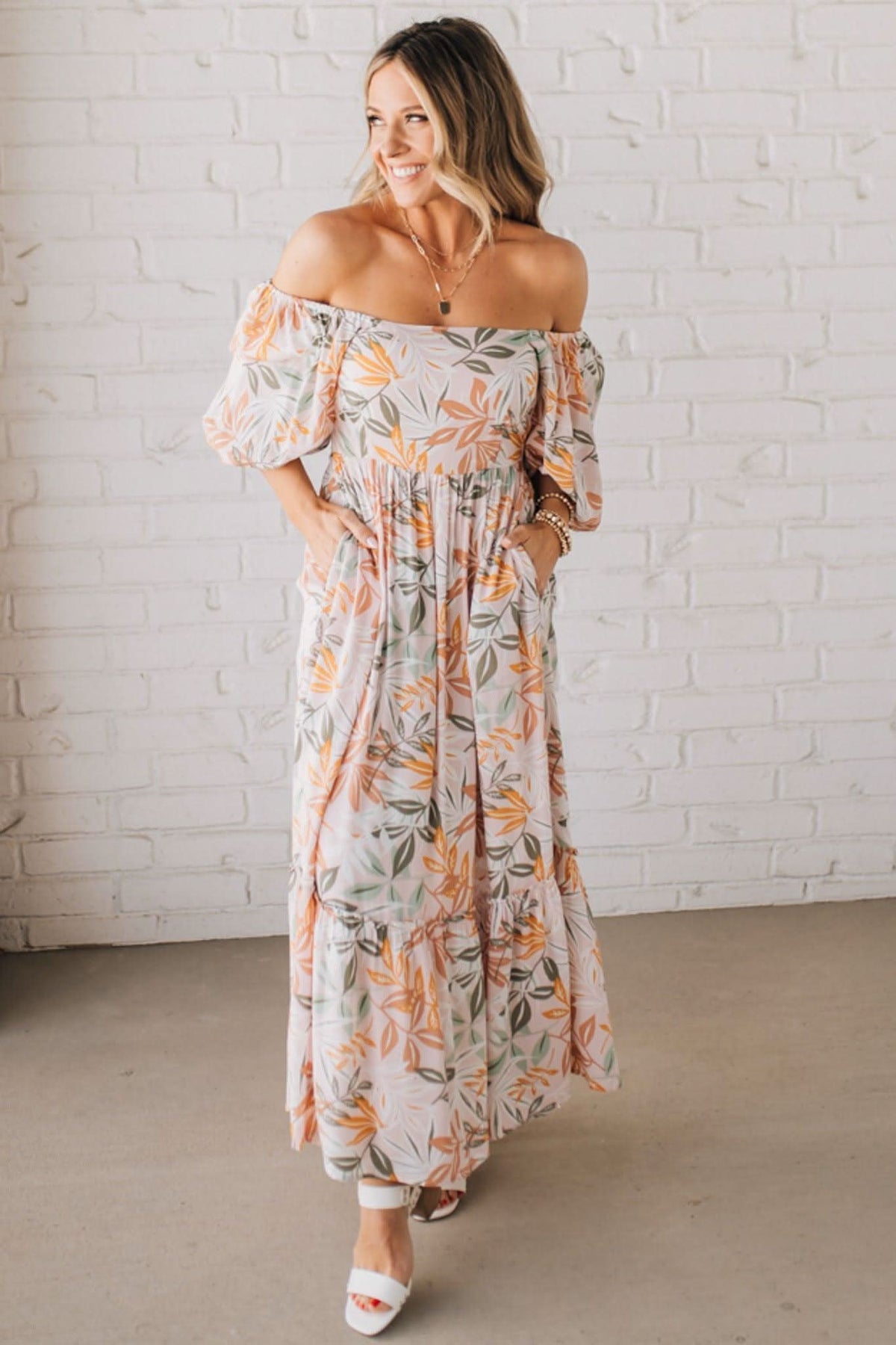 Elara Floral Maxi Dress