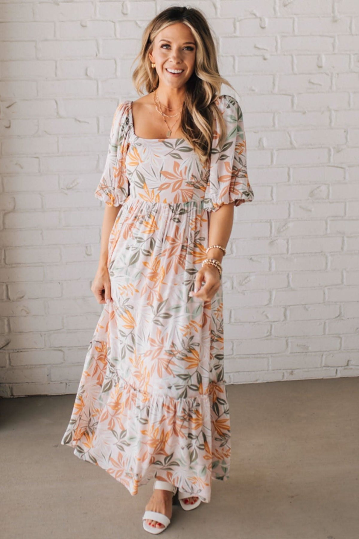 Elara Floral Maxi Dress