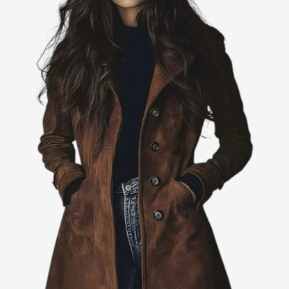 Elara Luxe Long Coat