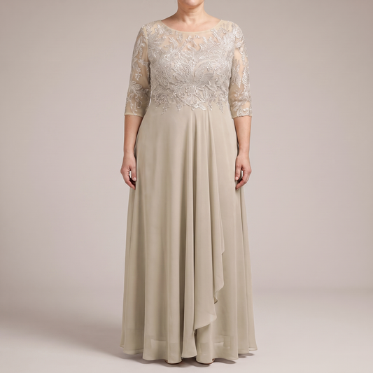 Elara Soft Flow Chiffon Dress