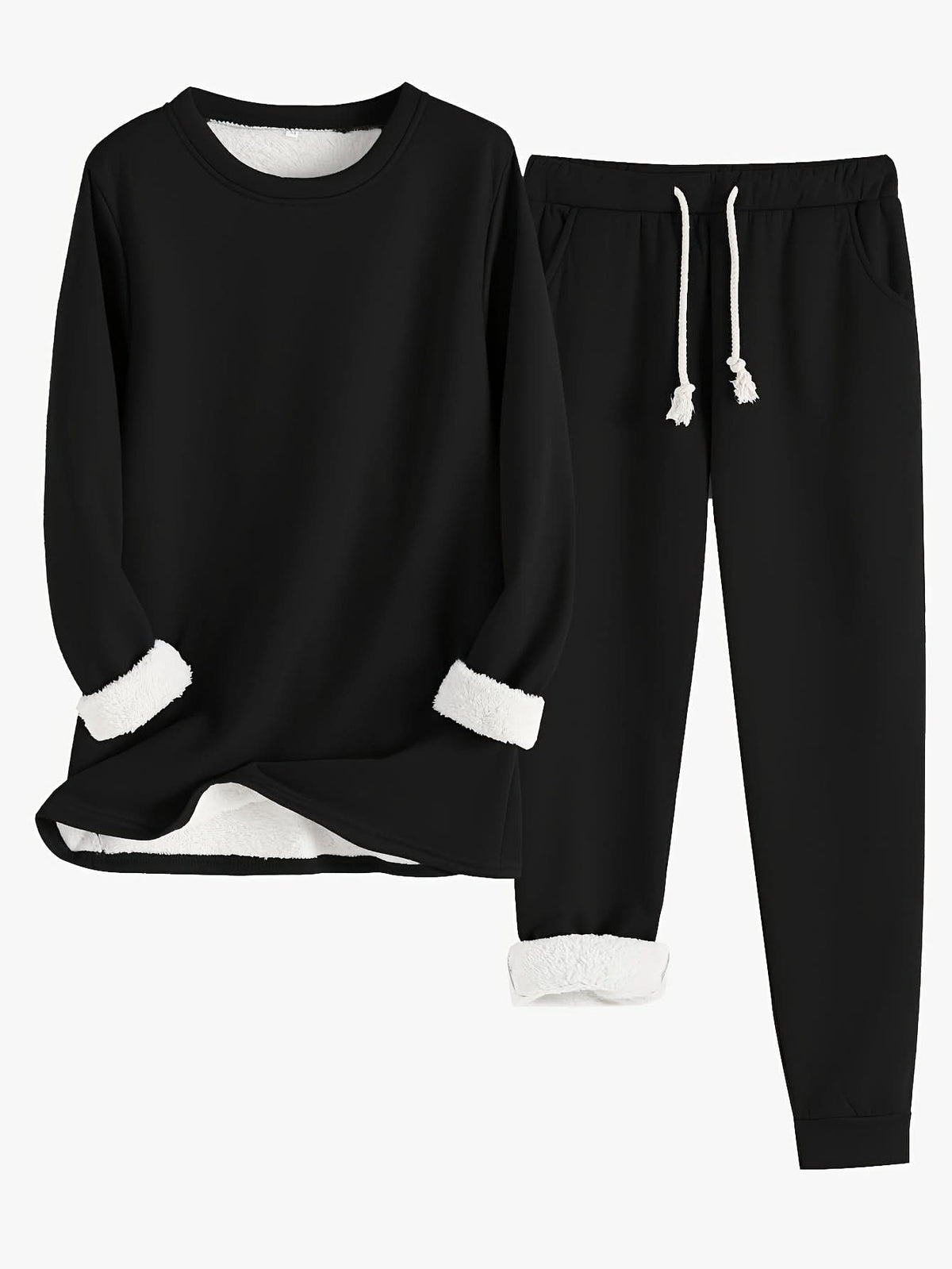 Elara Soft Lounge Set - Black