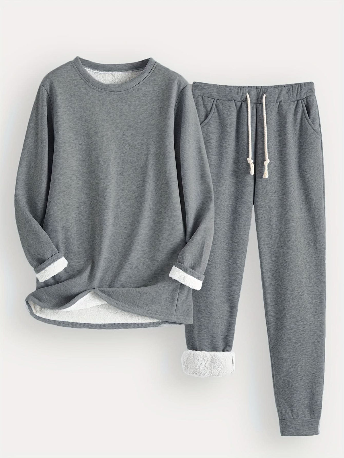 Elara Soft Lounge Set - Grey