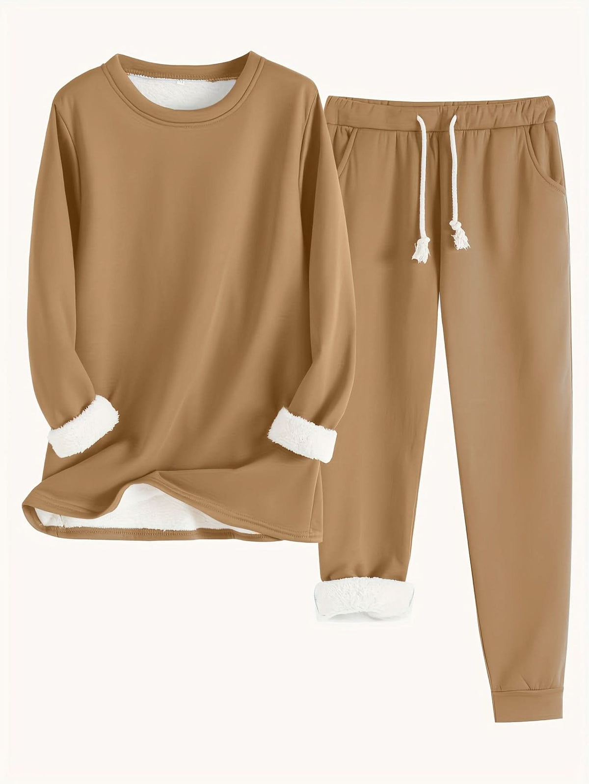 Elara Soft Lounge Set - Khaki