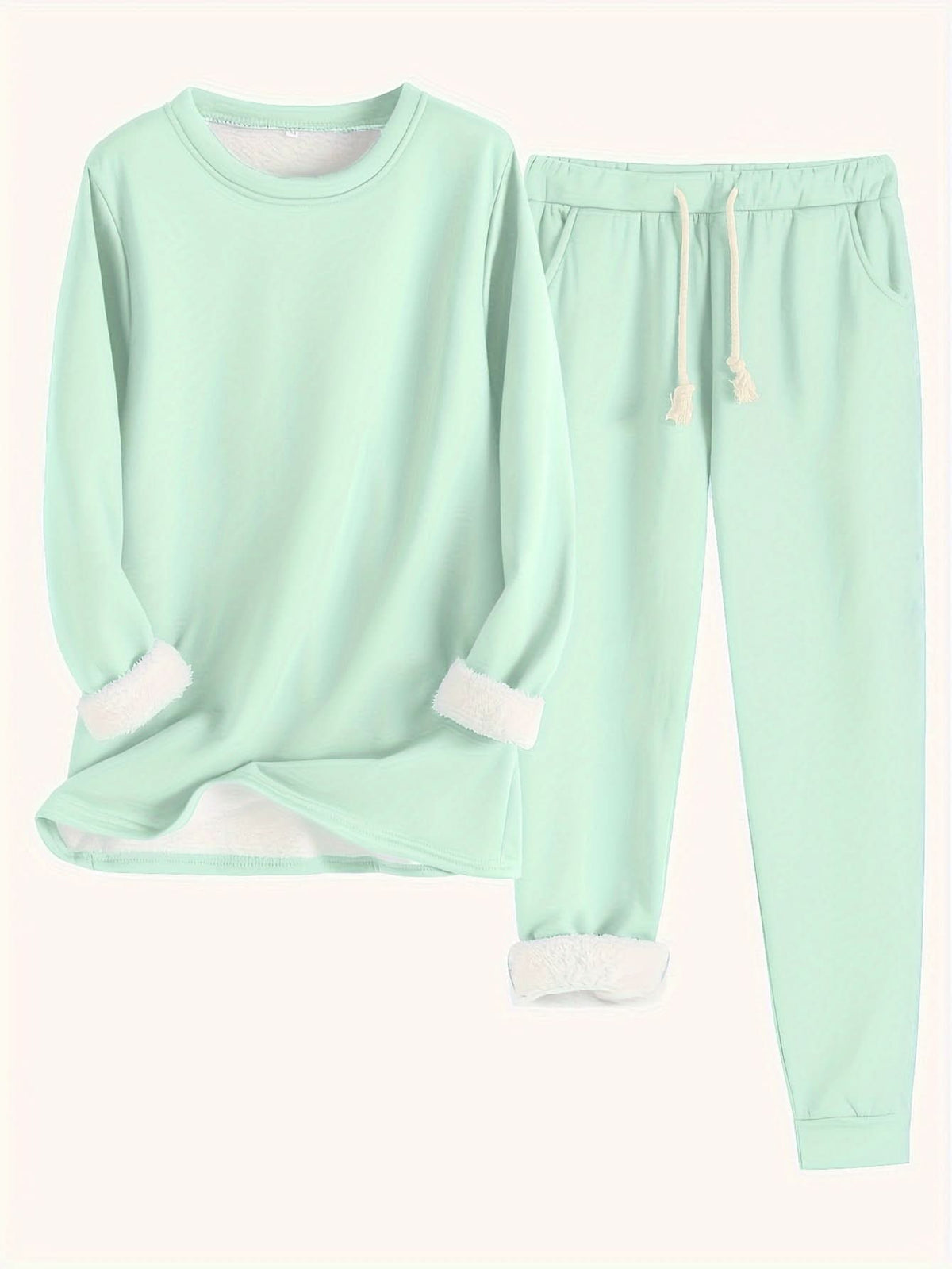 Elara Soft Lounge Set - Light Green