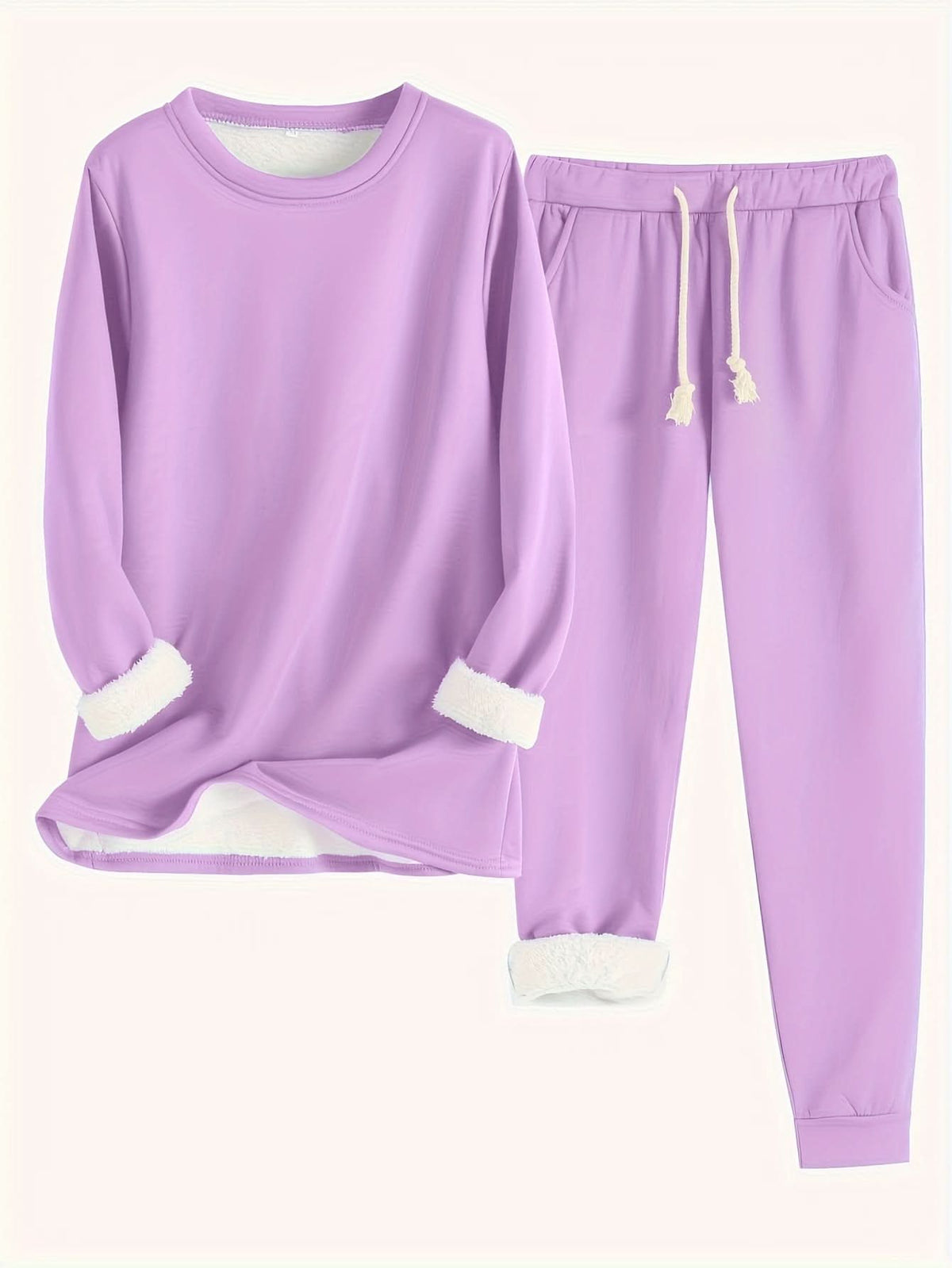 Elara Soft Lounge Set - Purple