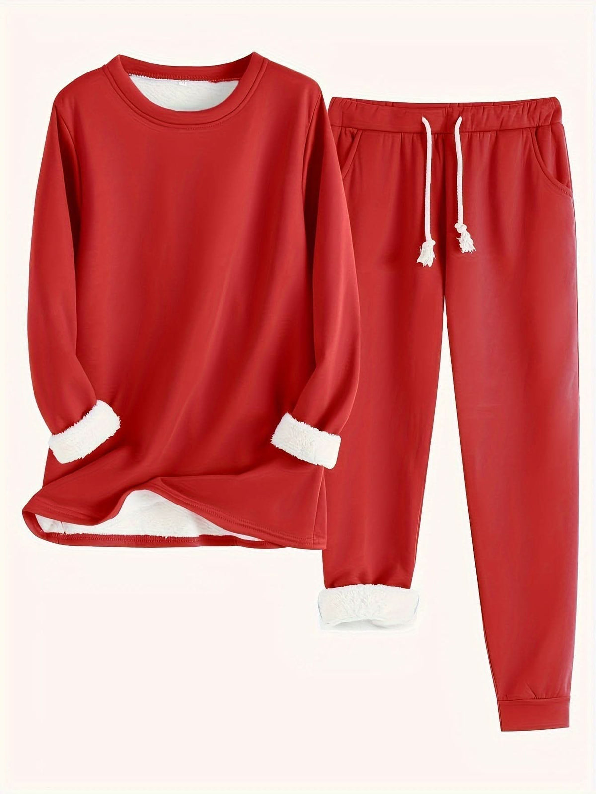Elara Soft Lounge Set - Red