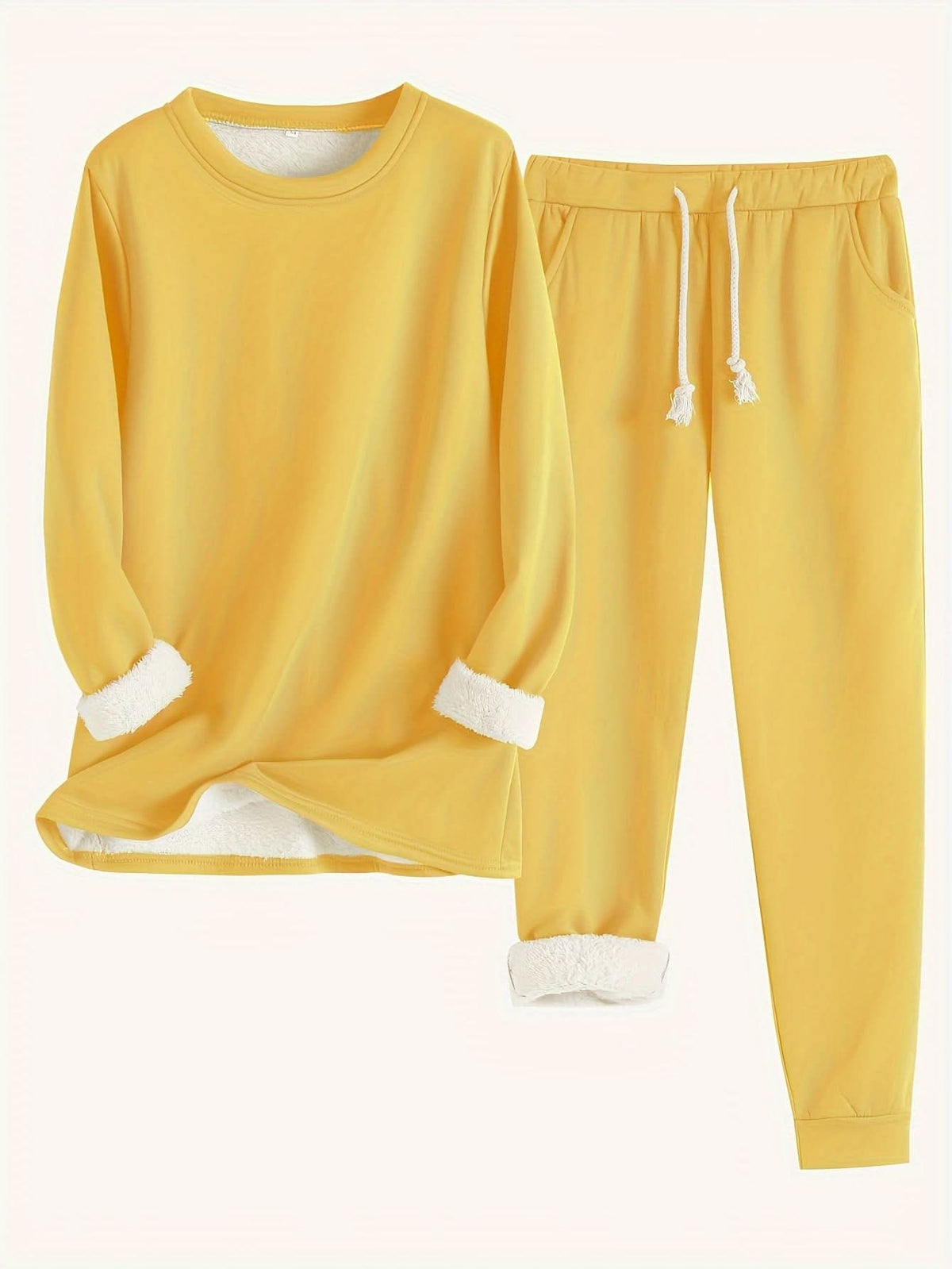 Elara Soft Lounge Set - Yellow
