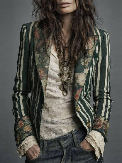 Elarin Coastal Blazer - Dark Green