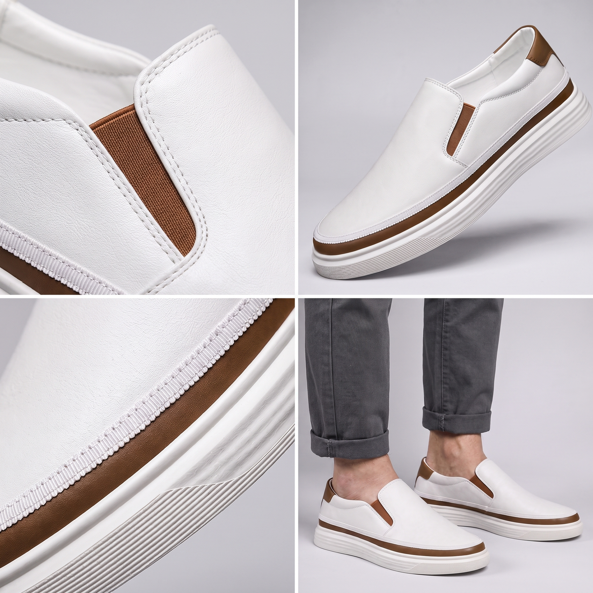 Elastic Side Comfort Trainers