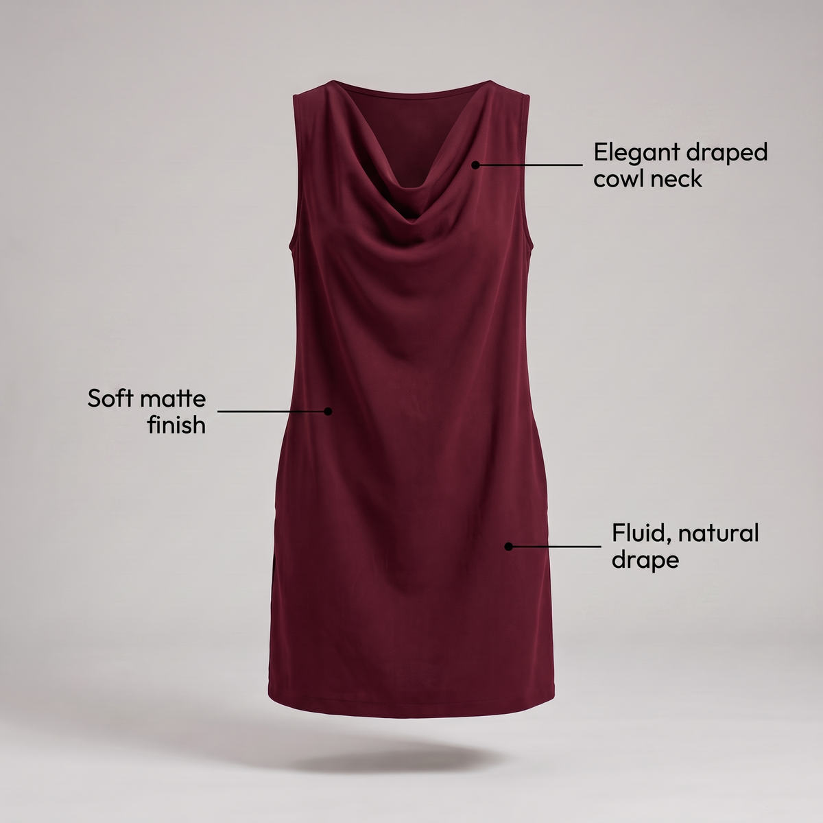 Eleanor Draped Dress