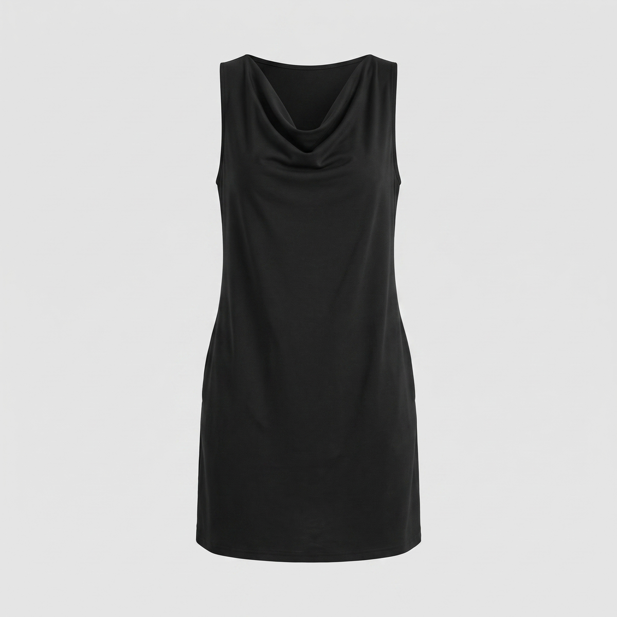 Eleanor Draped Dress - Black