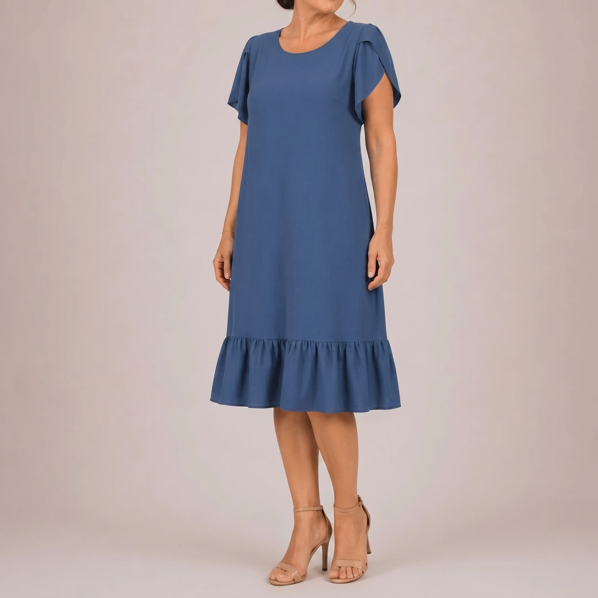Eleanor Lightweight Dress - Blue