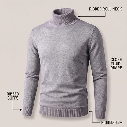 Elegant Roll Neck Knit