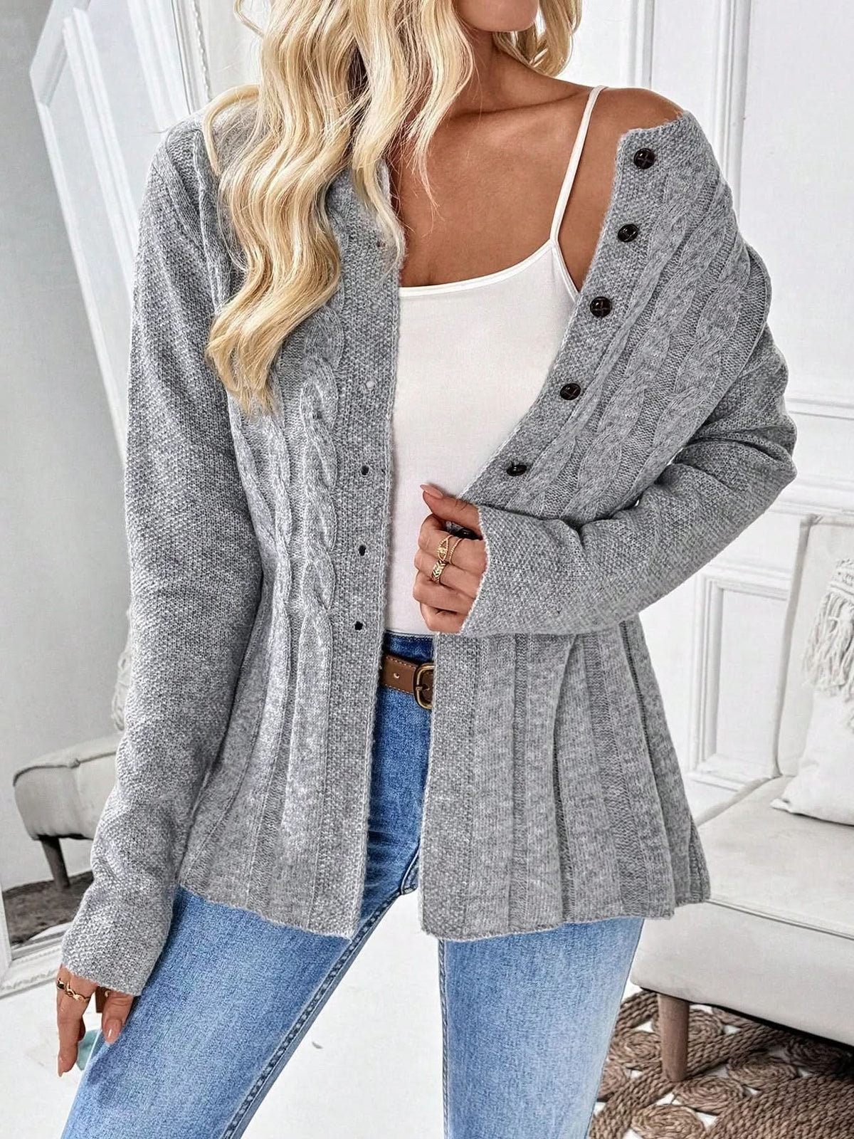 Elin Cardigan - Grey