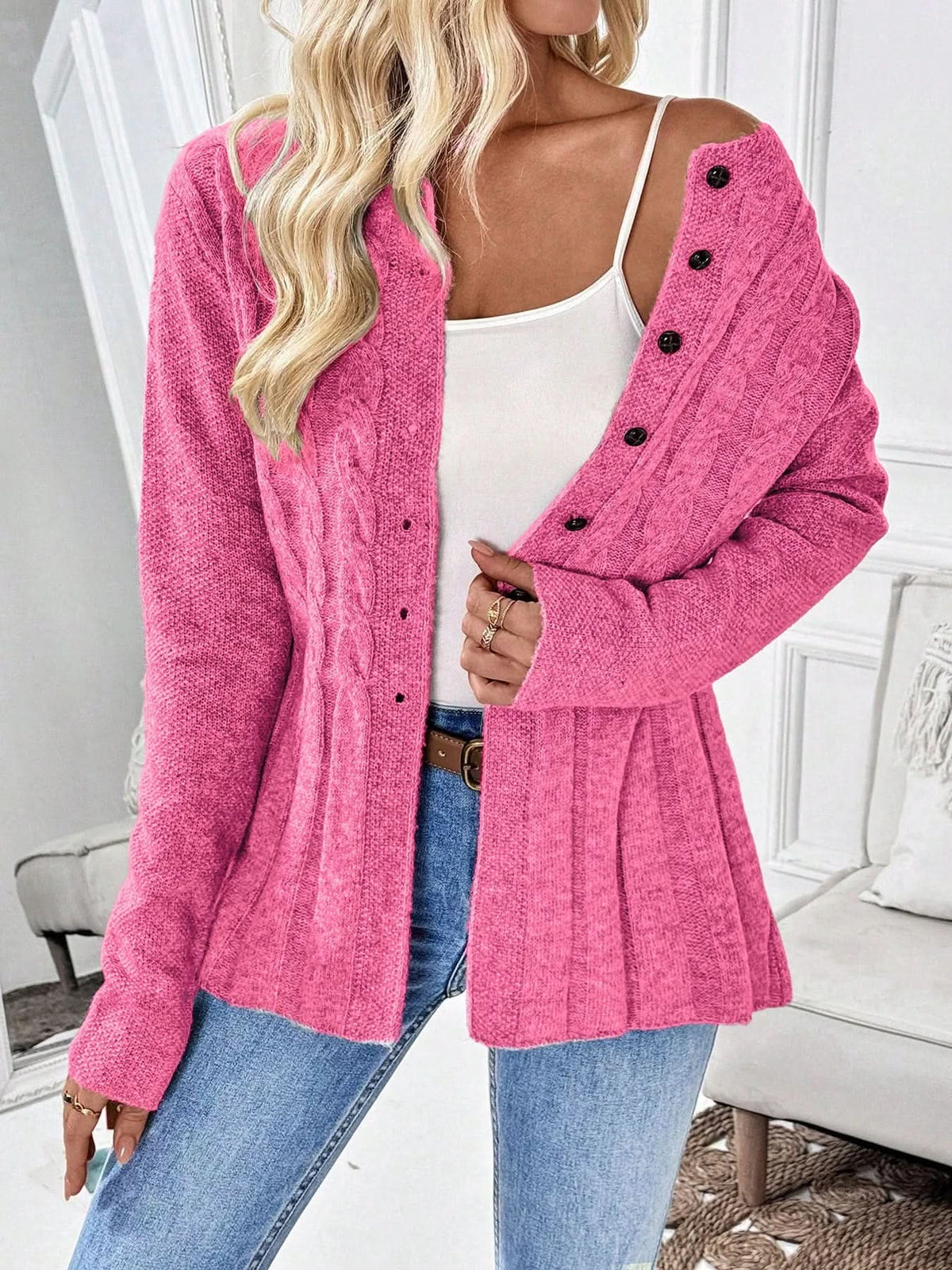 Elin Cardigan - Pink