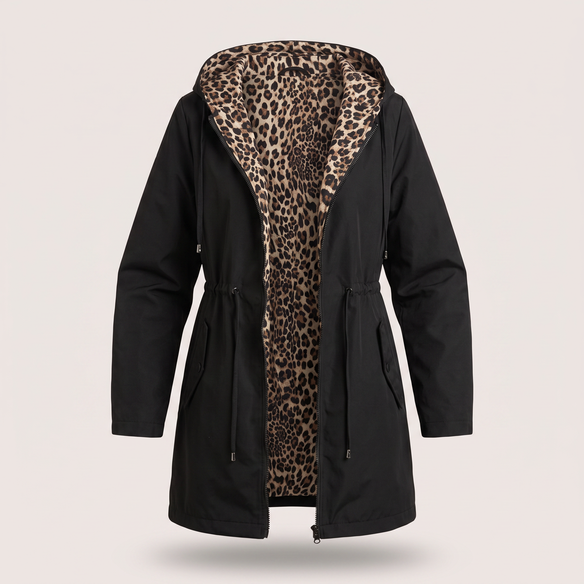 Elin Dual-Side Coat - Black