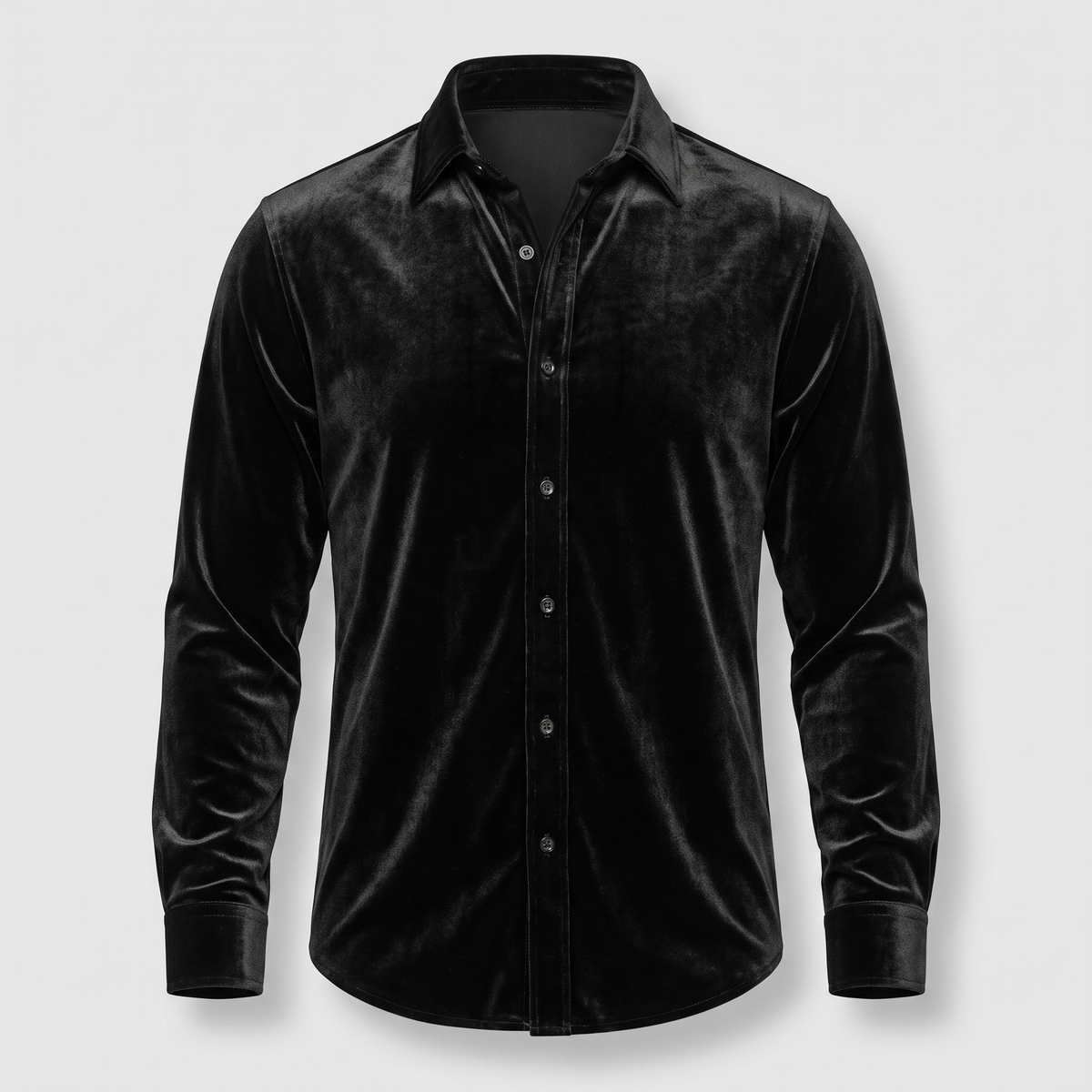 Elite Velvet Shirt - Black