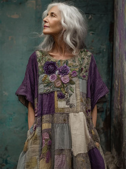 Eliza Refined Dress - Violet
