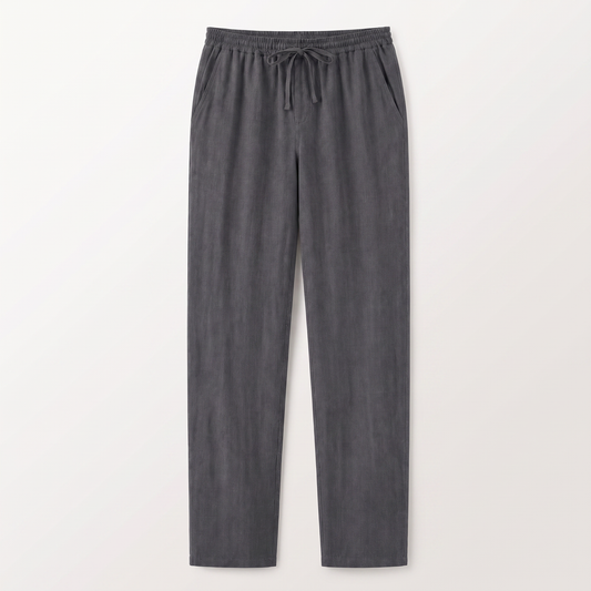 Ellingham Casual Linen Trousers - Grey