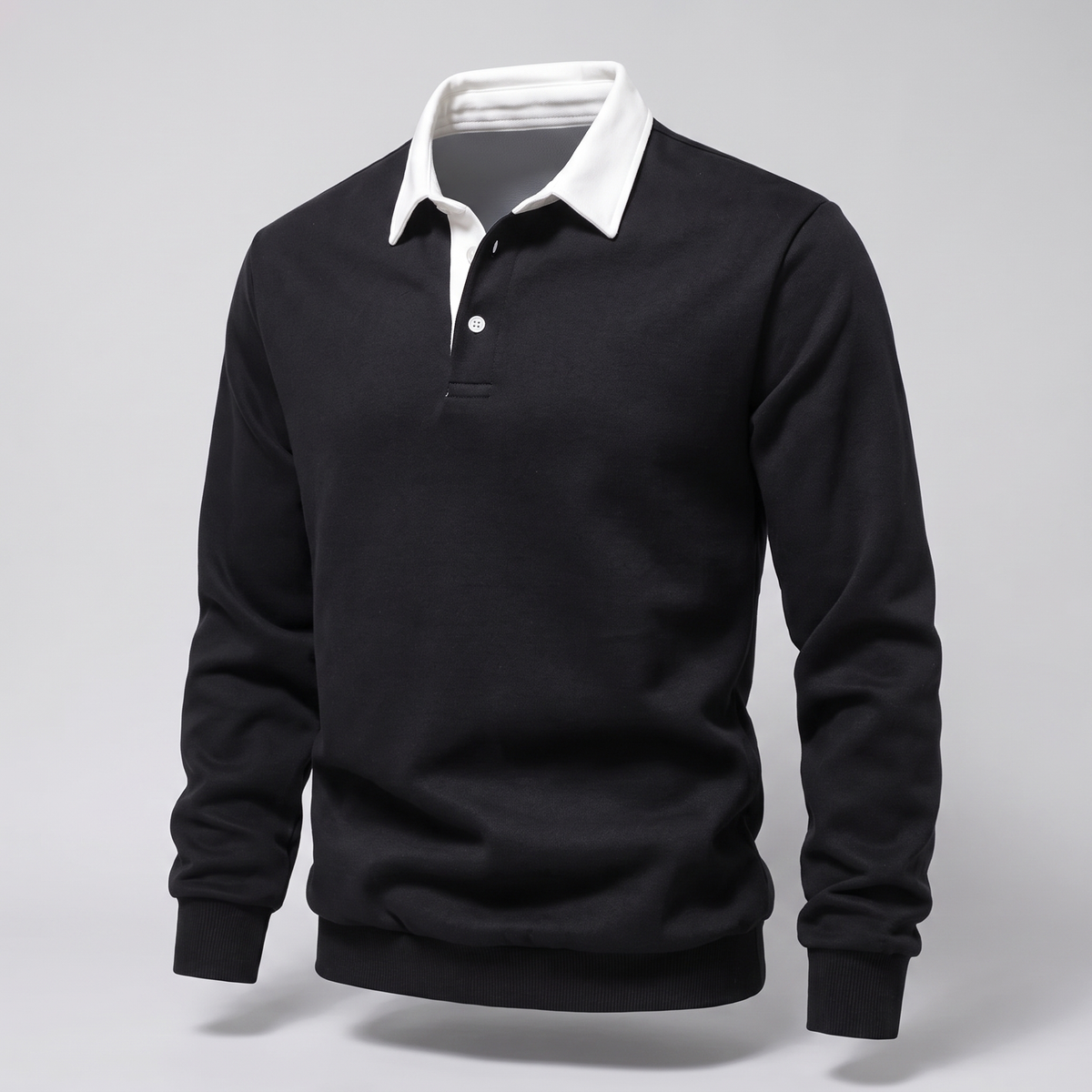 Ellison Polo Sweater - Black