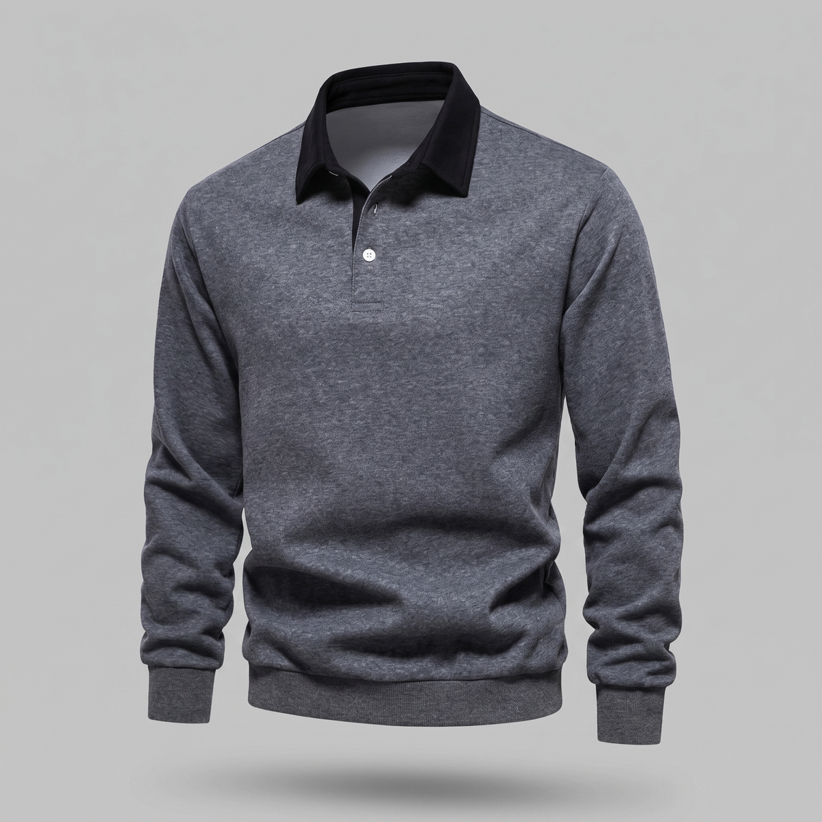 Ellison Polo Sweater - Grey
