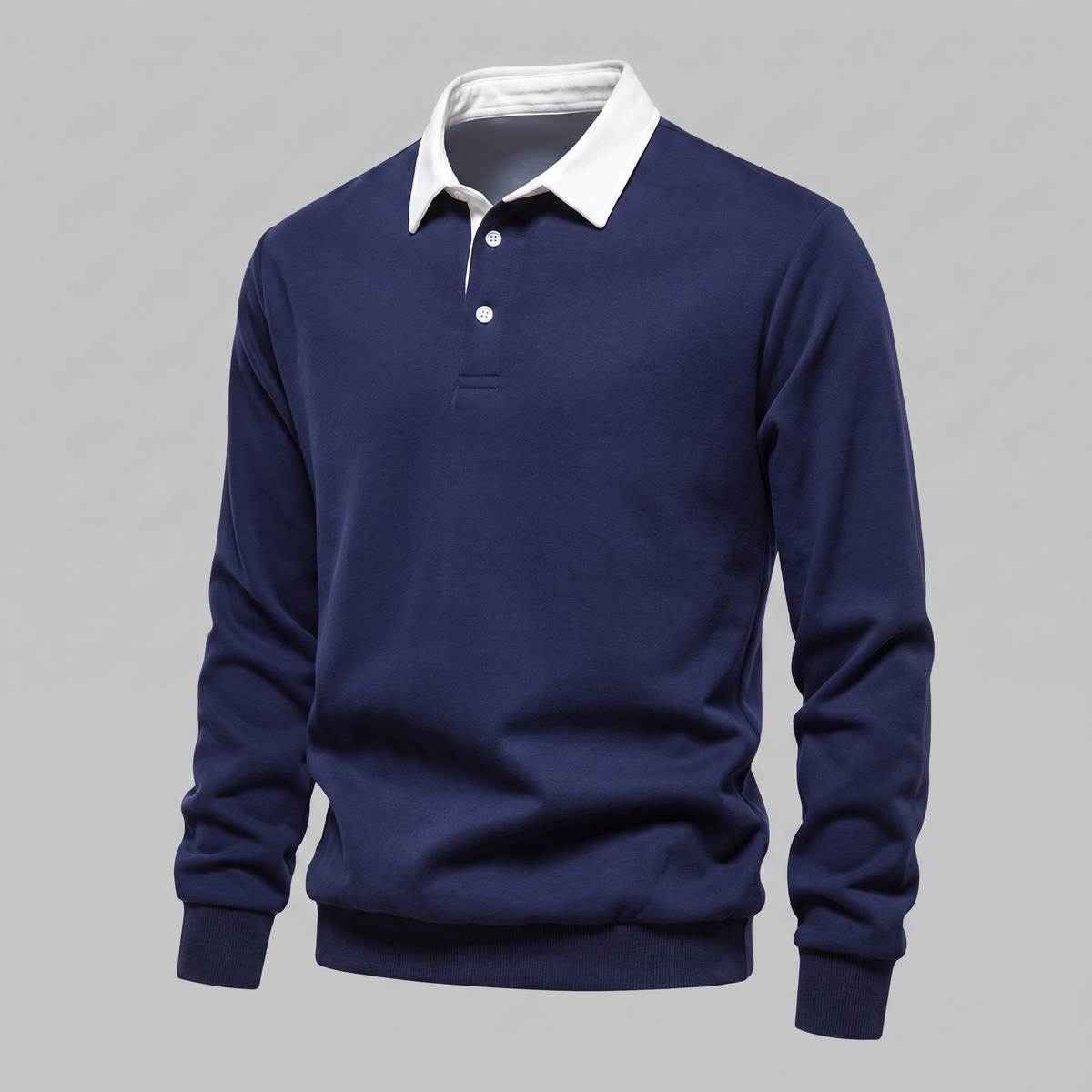 Ellison Polo Sweater - Navy