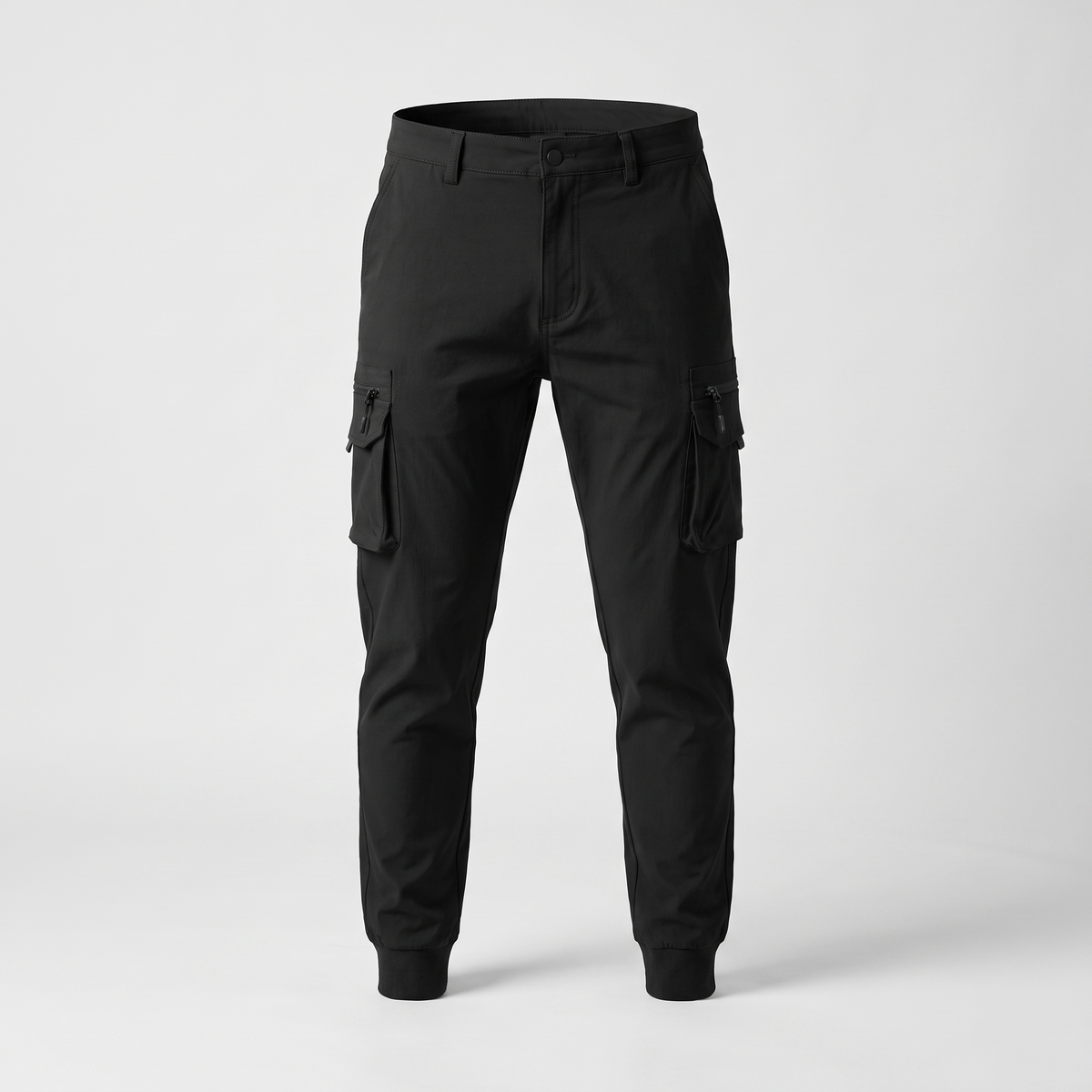 Elmsden Premium Stretch Cargo Trousers - Black