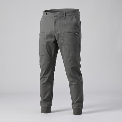 Elmsden Premium Stretch Cargo Trousers - Dark Grey