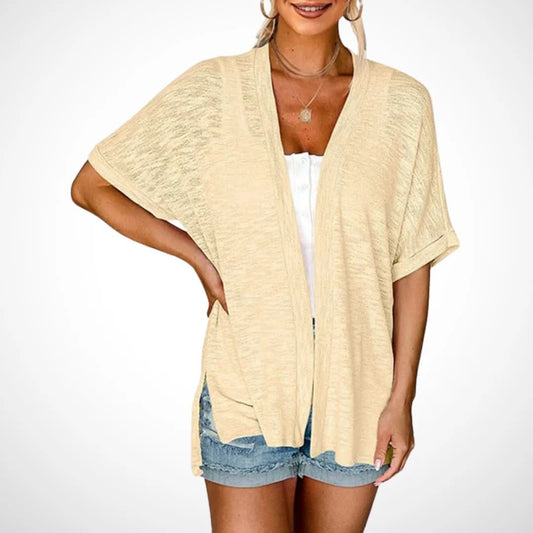 Elmsworth Lightweight Cardigan - Apricot