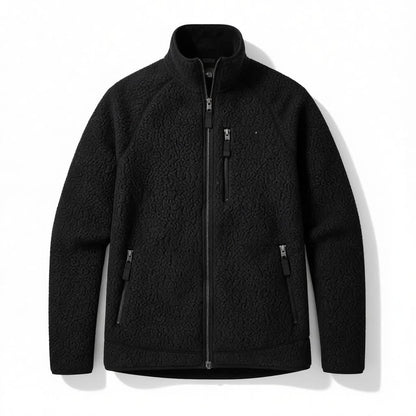 Elowen High-Pile Fleece Jacket - Black
