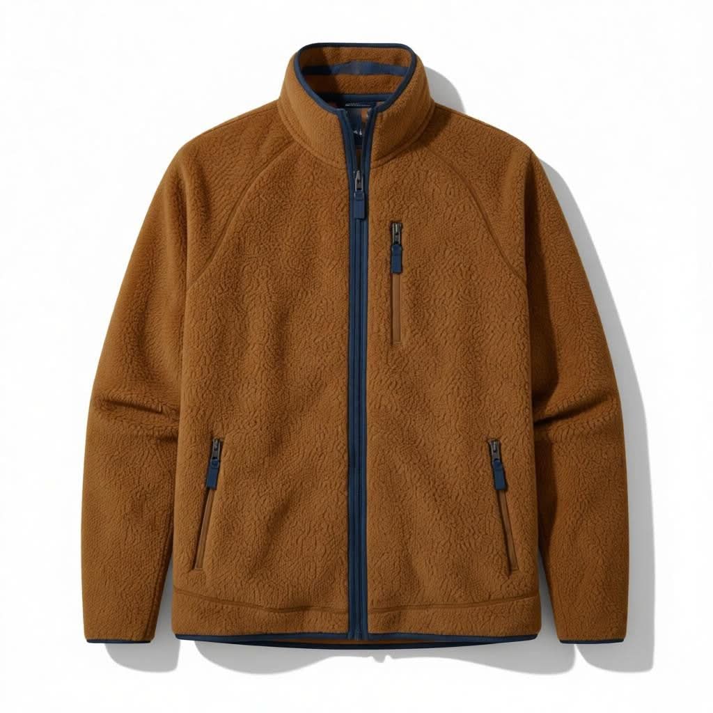 Elowen High-Pile Fleece Jacket - Camel