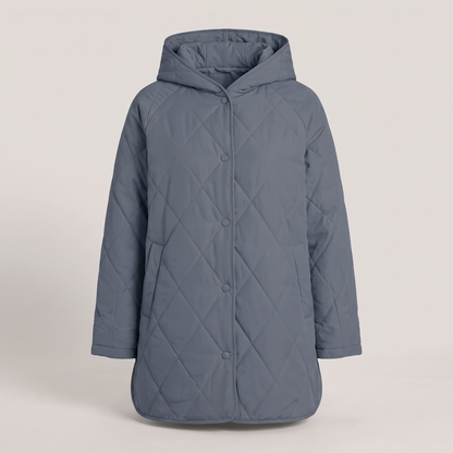 Elowen Oversized Winter Jacket - Blue