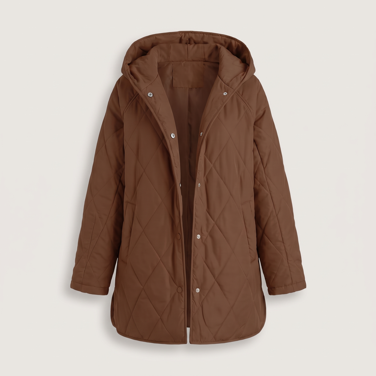 Elowen Oversized Winter Jacket - Brown