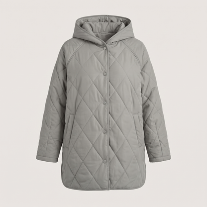 Elowen Oversized Winter Jacket - Grey