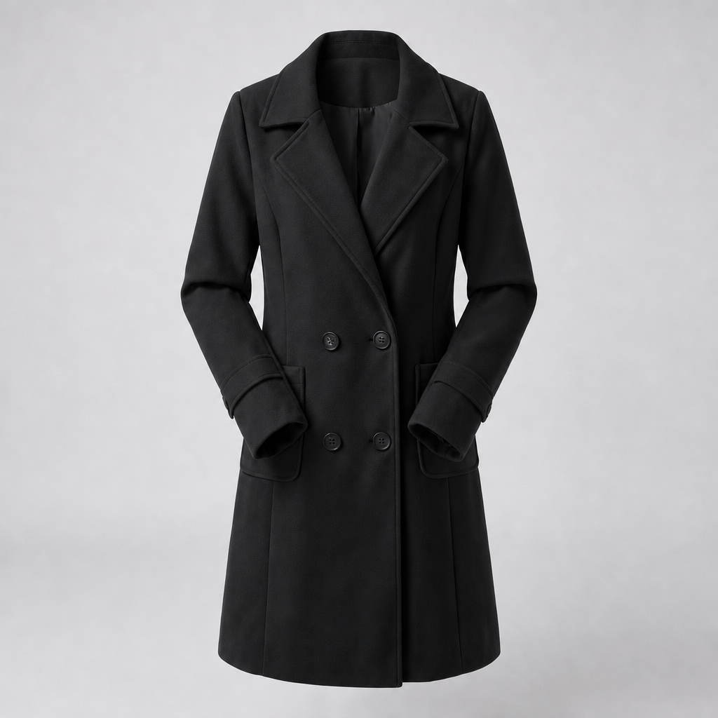 Elowen Wool Coat - Black