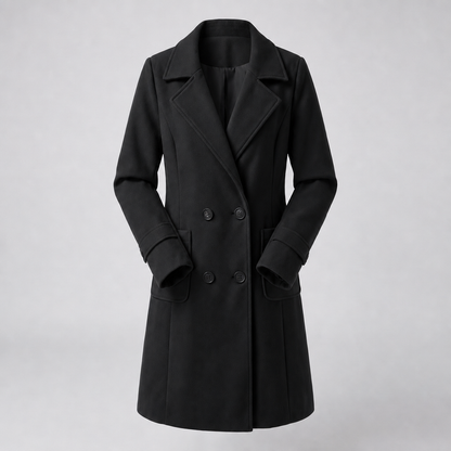 Elowen Wool Coat - Black