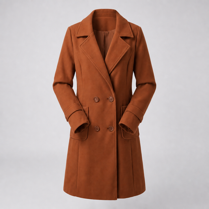 Elowen Wool Coat - Brown