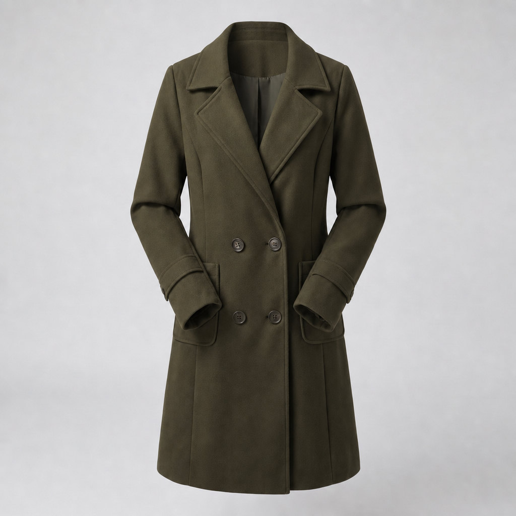 Elowen Wool Coat - Green