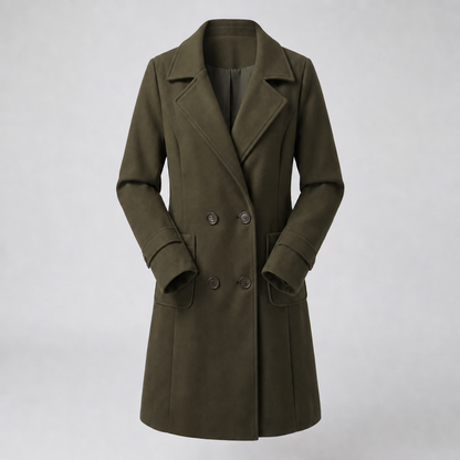 Elowen Wool Coat - Green