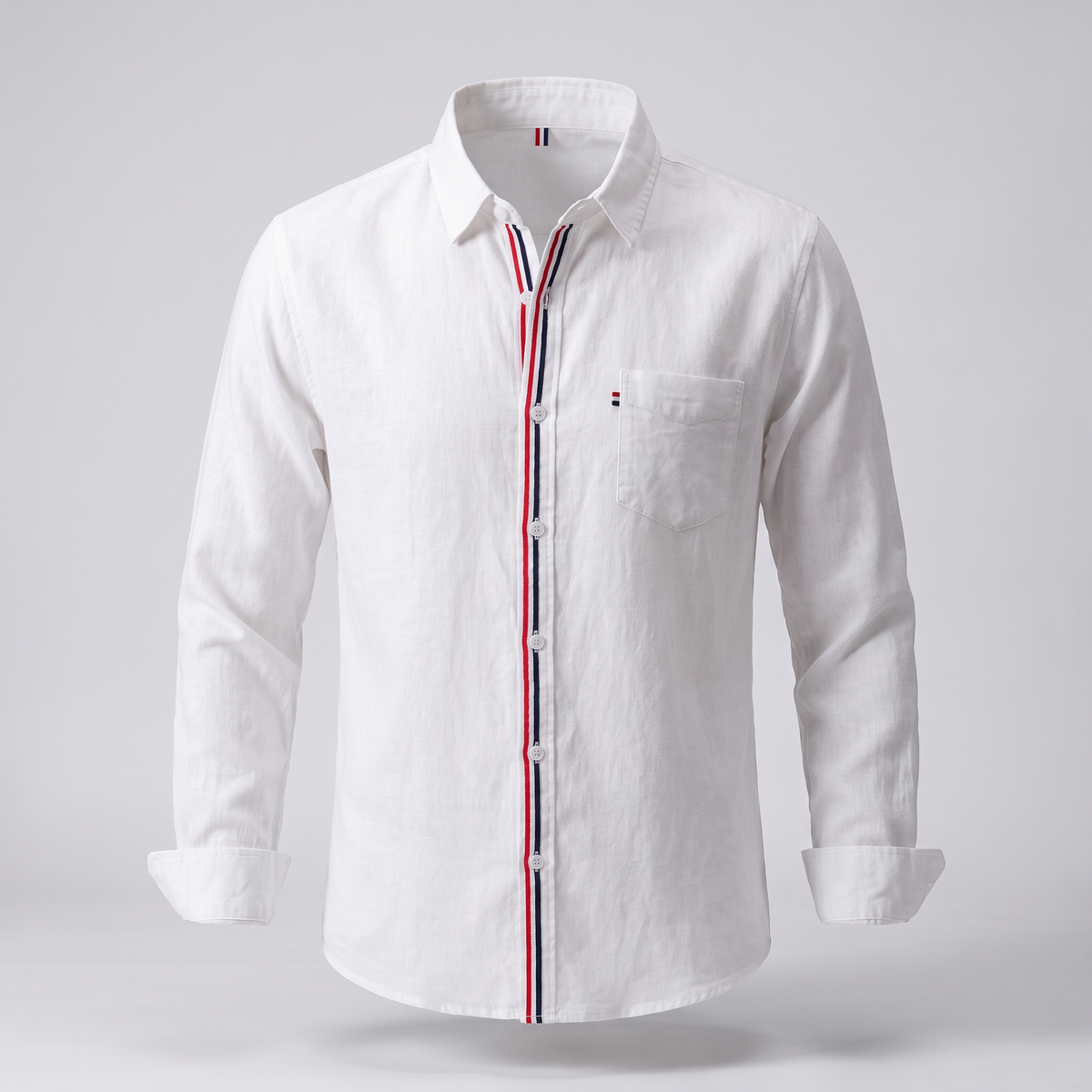 Emilio Linen Shirt - White